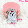 New Painted Pet Pendant  High Quality Pet Pendant Pet Keychain Pet Decorations  Variety Suitable For All Kinds Of Dogs